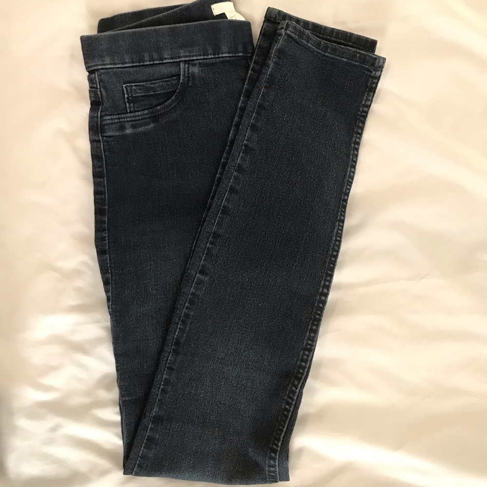 H&M dark blue jeggins size 4